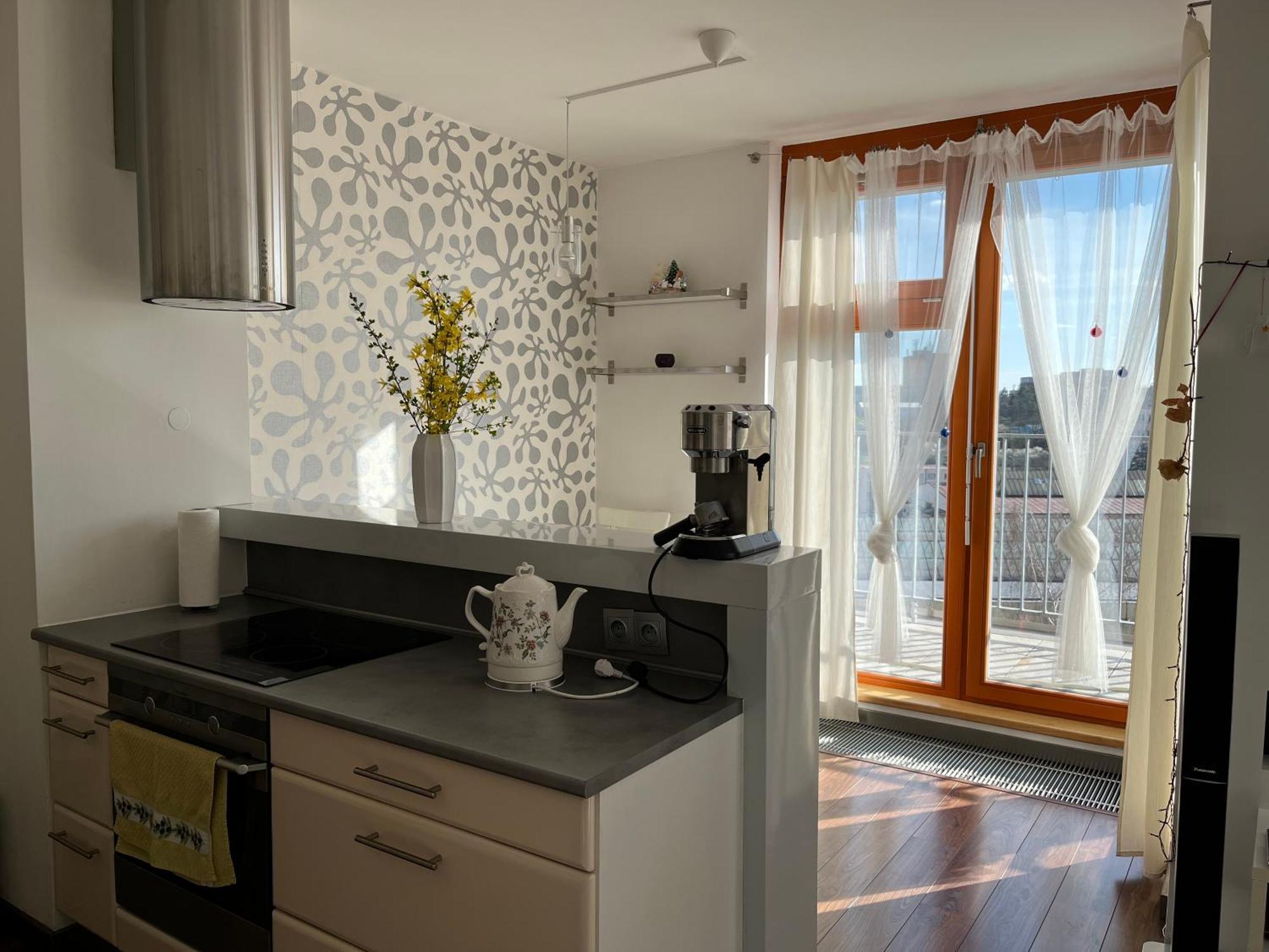 Rooftop Apartment With Pergola And Parking Praga Exterior foto
